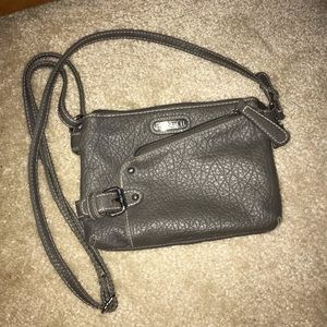 Gray over the shoulder purse🌚